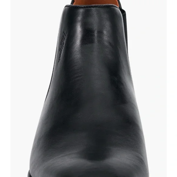 Tommy Hilfiger Black Leather Ankle Boots - Picture 2 of 7